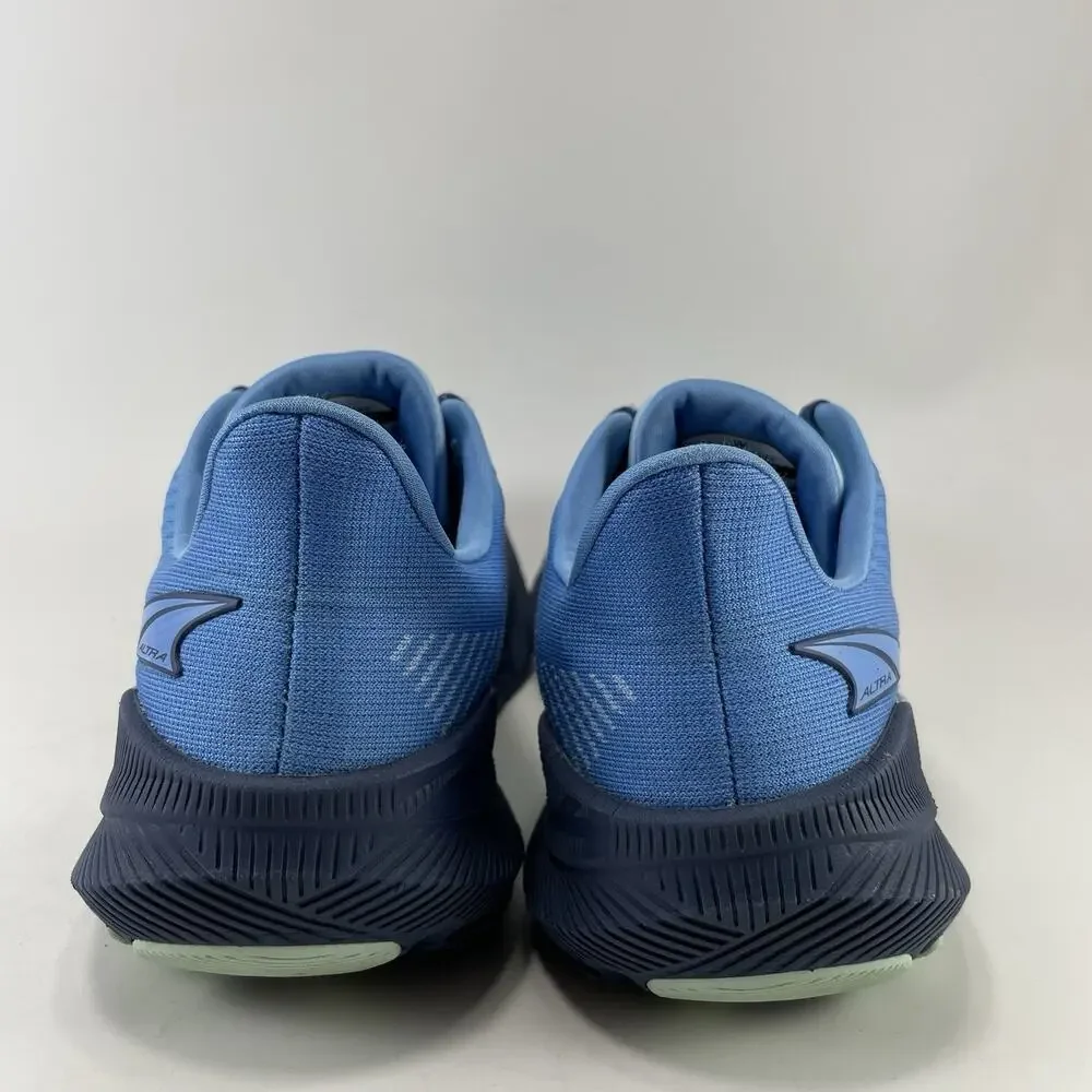 Altra Experience Flow Road Runners Blue Rocker Sole Womens Size 7 Knit